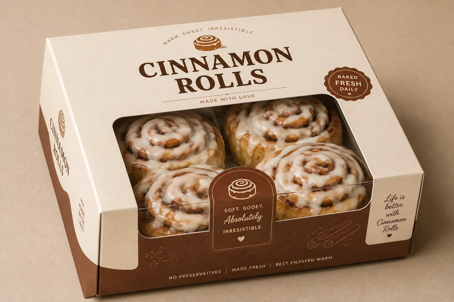 Best Cinnamon Roll Packaging for Freshness and Protection